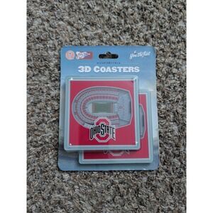 Ohio State Buckeyes Ohio Stadium 3D Coasters NEW